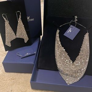 Swarovski Crystal Necklace and Earrings